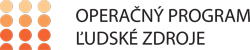 Operačný program ľudské zdroje Logo