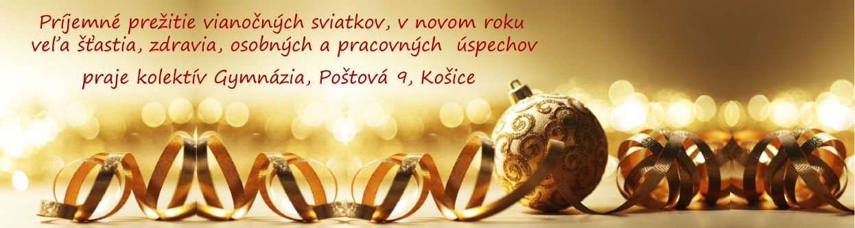 Gymnázium Poštová 9