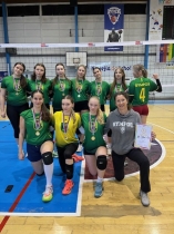 Krajské kolo vo volejbale dievčat - foto