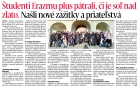 O projekte Erasmus+ v denníku Korzár - foto